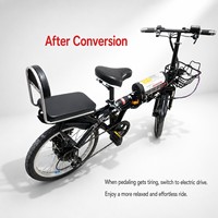 Kit de Conversión de Bicicleta Eléctrica de 350W, Motor de Buje Delantero/Trasero, Kit de Rueda para Bicicleta Eléctrica de 36V/48V, Acelerador LCD, Luz LED, Venta al por Mayor OEM/ODM