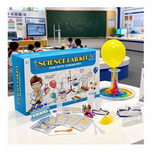 Kit d'expériences de <span class=keywords><strong>chimie</strong></span> STEM de haute qualité pour enfants, ensemble de laboratoire scientifique éducatif, réactions de mélange de couleurs, jouet d'apprentissage sûr - Product Image 1