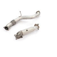 MPER pour Honda Civic FL5 Type R T304 Downpipe en acier inoxydable avec bouclier thermique – Amélioration des performances sonores agressives