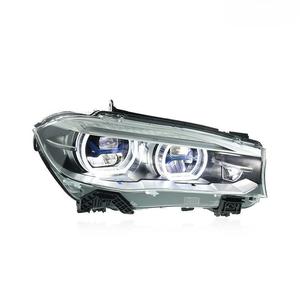 Conjunto de Faros Delanteros para BMW X5 F15 2014-2018, LED con Línea Azul, Lente Láser, Luces de Circulación Diurna, Señales de Giro - Product Image 1