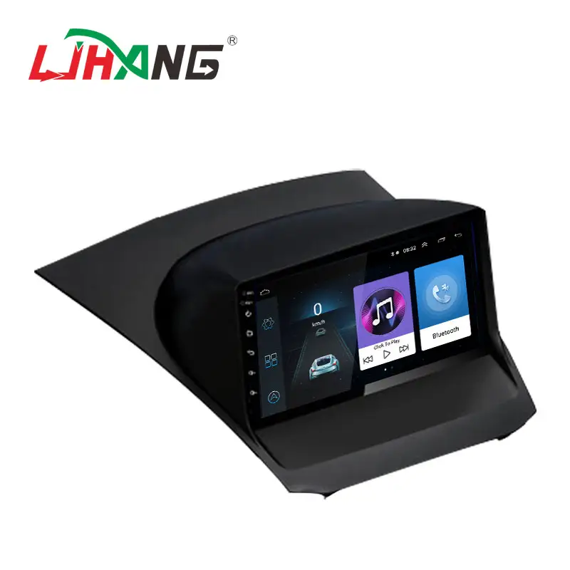 LJHANG 1 Din Touch Screen Android 10.0 Car Dvd Player สำหรับ FORD Fiesta รถวิทยุนำทาง Gps สเตอริโอมัลติมีเดียวิดีโอเสียง