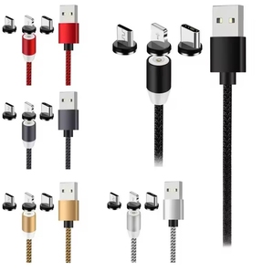 LED nero magnetico 8pin Micro connettore USB magnetico cavo USB 3 in <span class=keywords><strong>1</strong></span> per i telefoni cellulari - Product Image 2