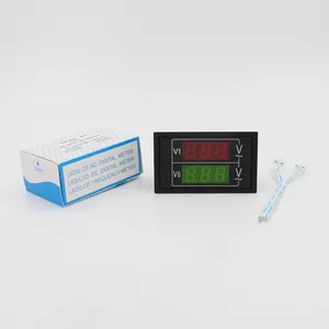 Digital-Voltmeter und -Ammager Mini-Mini-Digital-Volt-Ampere-Meter Doppelspannungsmesser mit Mini-Digital-Ampere-Meter