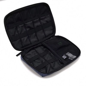 Sac de rangement pour câbles de charge, accessoires électroniques de voyage, compatible BSCI, pour disques durs, chargeurs, bleu - Product Image 2