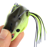 Combinaison de grenouille de leurre de pêche souple en plastique souple topwater snakehead