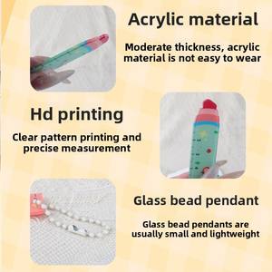 Mini Regla de Bolsillo con Diseño de Dibujos Animados de 5 cm, Artículo Promocional - Product Image 4