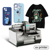 Printer Termurah di Pabrik 2024, Printhead TX800, Printer Kecil, Kemasan Hadiah Kotak Teh, Printer Inkjet Flat DTF A3