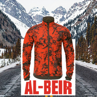 Vêtement de chasse personnalisé en toile solide d'hiver, anti-humidité, à manches longues, imprimé par transfert thermique, mélange polyester/coton