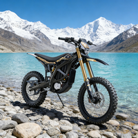 Schwarzes Langstrecken-2026-Modell 24,5kW 74V Erweiterte Batterie Surron Ultra Bee Offroad-Motorrad
