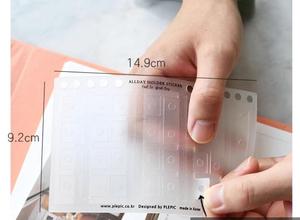 Loose Leaf <strong>Binder</strong> <strong>Sticker</strong> Storage Buckle <strong>Sticker</strong> Notebook Tool Transformation Accessories Applicable Planner A5 A6 Office School - Product Image 4