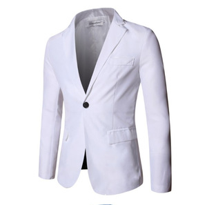 Blazer Homme Coréen Cintrée Couleur Unie, <span class=keywords><strong>Veste</strong></span> <span class=keywords><strong>de</strong></span> <span class=keywords><strong>Costume</strong></span> <span class=keywords><strong>de</strong></span> Bureau Noire Grande <span class=keywords><strong>Taille</strong></span> - Product Image 5