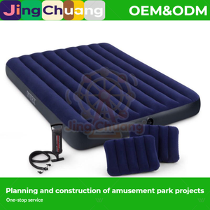 Lit gonflable double floqué bleu foncé 64765 des États-Unis, ensemble de lit gonflable floqué, vente en gros - Product Image 5