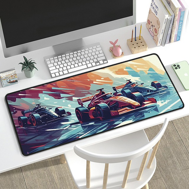 Custom Anime Desk Mat Factory Price Rubber Office Stitched Edges XL XXL XXXL Sizes Big Gaming Mousepads in Stock