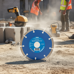 Disco de diamante segmentado y ventilado Fervi de 115 mm, tipo 41, para corte de hormigón - Product Image 3