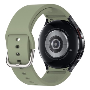 Nueva Correa de Repuesto de Silicona de 20 mm para Reloj, Compatible con Hebilla de Liberación Rápida, Conectores Curvos, Correa Deportiva Suave - Product Image 3