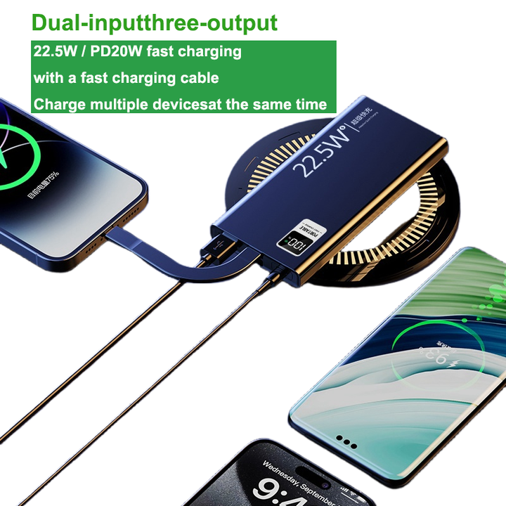 Hot Sales 20W+22.5W Fast Charging Power bank 10000Mah Outdoor high