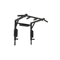 Barre de traction murale multifonctionnelle réglable en acier, amovible, réversible, pliable et portable, avec extension et contraction des bras