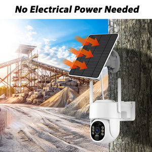 WESECUU WIFI 4MP Solar WIFI Batería recargable PTZ CCTV Seguridad Cámara Ip de <span class=keywords><strong>360</strong></span> grados Cámara PTZ de baja potencia - Product Image 2
