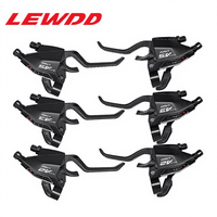 Leviers de dérailleur intégrés LTWOO Alloy Blueprint A2/A3/A5 21/24/27 vitesses, configuration monobloc, combinaison frein-dérailleur 3x7