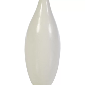 แจกันตั้งพื้นอลูมิเนียมสีขาวร่วมสมัยสำหรับตกแต่งบ้านและงานแต่งงาน - Product Image 2