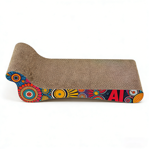 Tiragraffi per Gatti in Cartone Ondulato Premium Eco-Friendly, Vendita Diretta dalla Fabbrica, Giocattolo Durevole per <span class=keywords><strong>la</strong></span> Pulizia delle Unghie, Senza Odori Sicuro per Animali Domestici, Scelta Migliore per Negozi di Articoli per Animali - Product Image 1