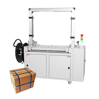 Machine à cerclage électrique Soontrue KZ-102A avec table roulante, 380V, force de cerclage 60kg, haute productivité, sangle en polypropylène