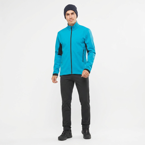 Chaquetas Softshell con Cremallera Completa para Hombre, Ropa Deportiva para Exteriores, Chaqueta para Hombre, Nueva Chaqueta Softshell con Puños Elásticos y Estilo Moderno - Product Image 1