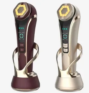 Sử dụng nhà khuôn mặt vẻ đẹp thiết bị RF Da Thắt chặt mặt cổ nâng Massager Máy EMS Micro hiện tại RF vẻ đẹp cụ