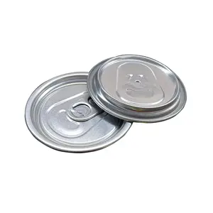 Easy Open Aluminum Top Can Pet Can End Lid Pull Ring Round Can Lid Cap Beer Beverage Soda Juice Drink Can Cover 200/202 SOT