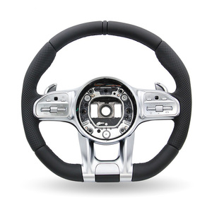 Volant de direction personnalisé pour <span class=keywords><strong>Mercedes</strong></span> Benz AMG W203 W206 W219 W221 W164 X164 CLA45 X253 - Product Image 1
