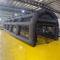 Taille personnalisée durable 40ft Pop Sale géant gonflable Cage de frappe de baseball Cage d'entraînement de baseball Jeu de sport