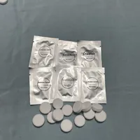 Tablettes désodorisantes pour voiture 19*7mm, vente directe d'usine, matériaux en résine de gypse PE, parfum solide, diffuseur d'aromathérapie