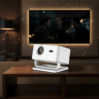 Projecteur Android 8K compatible, projecteur intelligent 1080P natif, WiFi6, projecteur de cinéma en plein air