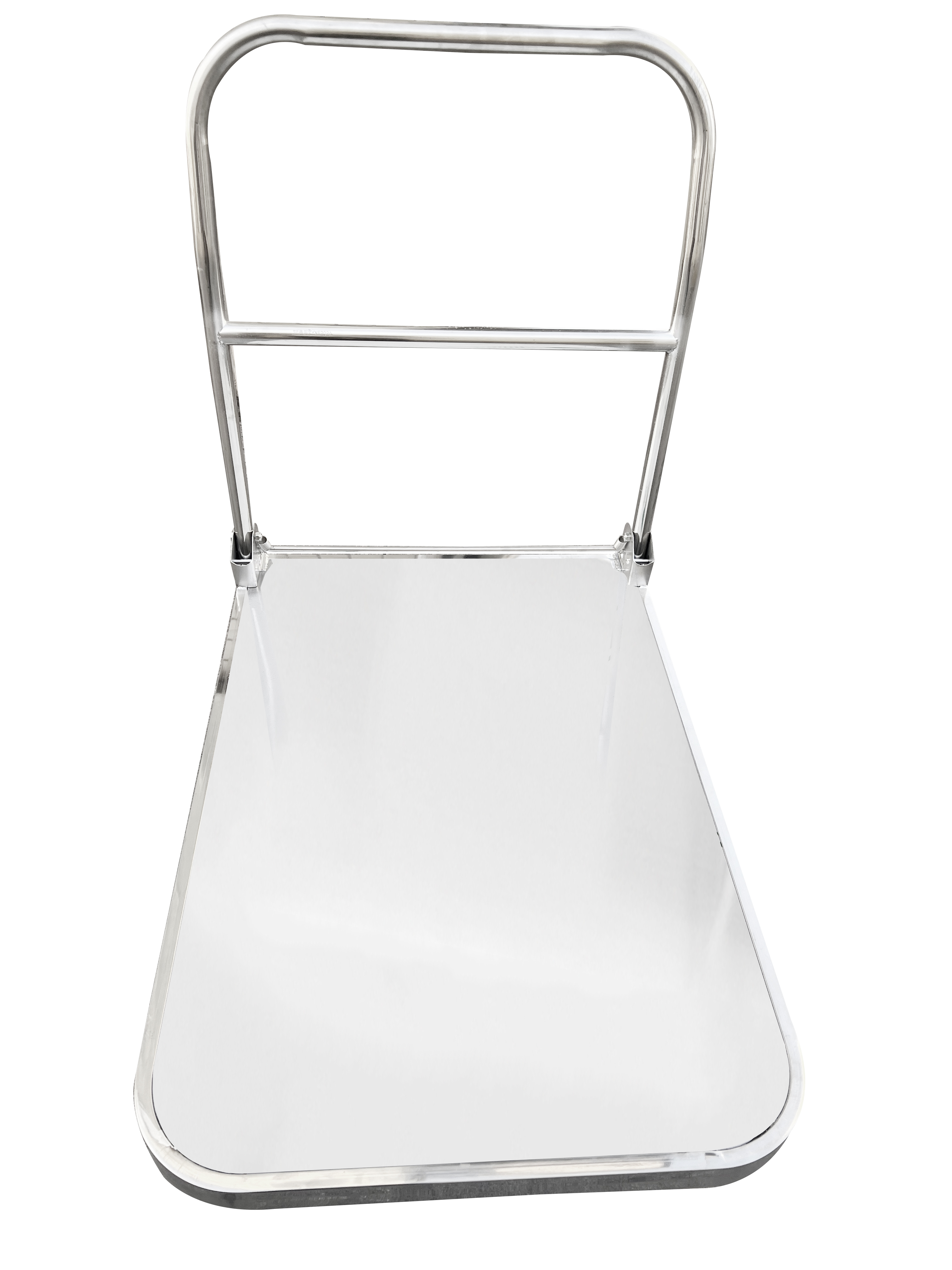 50*70cm Stainless Steel Foldable Grocery Rolling Platform Trolley Cart Loading 200kg Ss Hand Carts & Trolleys