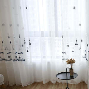Innermor <span class=keywords><strong>France</strong></span> Tour Garçon 3d Rideaux Brodés pour Salon Chambre - Product Image 3