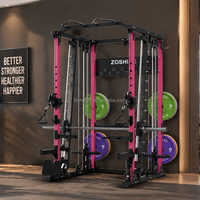 Zoshine Équipement de Gymnastique en Gros : Machine Smith Multifonction pour Exercices à Domicile, Appareil d'Entraînement Complet pour le Fitness