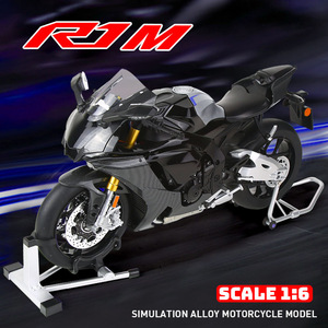 Modèle de moto en alliage 1:6 R1 à succès avec lumières, absorption des chocs et effet de pulvérisation – Jouet pour grands garçons, cadeau de Nouvel An - Product Image 1