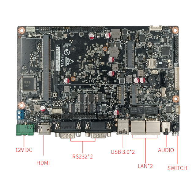 Mini Pc Mainboard X86 I3-7 I5-7 J6412 Industrial Motherboard LAN Mini Box Embedded Motherboard