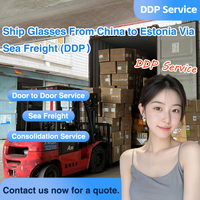 Agent d'expédition Chine-Estonsie DDP LCL+Express avec assurance, transit 50-60 jours, support 24/7 pour lunettes et lunettes de soleil