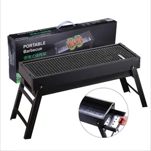 grill elettrico 60 centimetri Suppliers-Griglia pieghevole per Barbecue a carbone portatile SALDNES 60cm per Picnic all'aperto