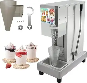 Tabletop Xám Trái Cây Flavorama Ice Cream Trộn Mixer Máy Swirl Freeze Ice Cream Và Shakes Gelato Pha Trộn Máy Trộn