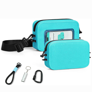Riñonera impermeable IP67 <span class=keywords><strong>de</strong></span> PVC con pantalla táctil flotante y correa ajustable para deportes acuáticos, snorkel y uso diario. - Product Image 1