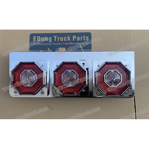 ไฟท้ายรถบรรทุกโครเมี่ยมใหม่ MITSUBISHI NPR Canter and Nissan <span class=keywords><strong>UD</strong></span> อะไหล่ตัวถังรถบรรทุกสำหรับรถบรรทุก Hino Isuzu Fuso - Product Image 3