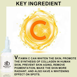 Label privé meilleur collagène naturel 20% vitamine C blanchissant éclaircissant améliorant la matité sérum de soin de la peau du visage pour les femmes - Product Image 5