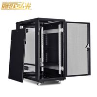 Kabinet Server TB 18U Dimensi Data 900*600*1000mm, Dapat Disesuaikan, dengan Kabinet Jaringan Tengah dari Baja Cold-Rolled yang Elegan