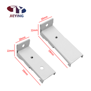 Jieying New Design Curtain Track Bracket Low Price Aluminium Alloy Curtain <strong>Rails</strong> <strong>Hooks</strong> Bracket <strong>for</strong> Window Decoration - Product Image 5
