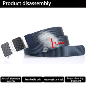 <span class=keywords><strong>เข็มขัด</strong></span>ยางยืดอัตโนมัติผ้าไนลอนโพลีเอสเตอร์สำหรับผู้ชายสายคาดแบบยุทธวิธีกลางแจ้งแบบลำลองสำหรับฝึกซ้อม - Product Image 3