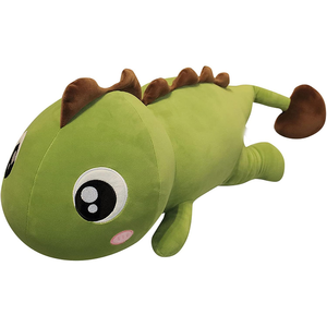 Peluche géante de dinosaure mignon de 23 pouces, jouet en peluche doux à grands yeux, coussin long pour garçons et filles, maison et <span class=keywords><strong>bureau</strong></span> - Product Image 1