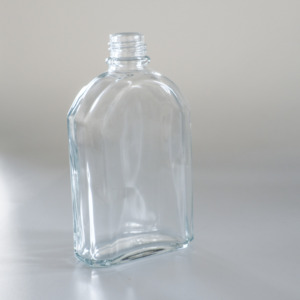 250ml Botella de vidrio vacía Vodka Gin Rum Whisky Botella de café <span class=keywords><strong>con</strong></span> tapa de metal de tornillo para venta de bebidas a granel - Product Image 2