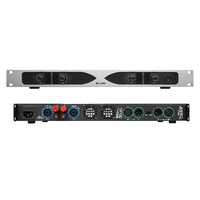 Amplificateur de puissance numérique de classe D 1U 2/4 canaux 350W, montage en rack, référence pour moniteur de studio, système de sonorisation de scène DJ